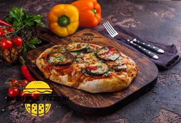 Пиццони с овощами гриль маленькая