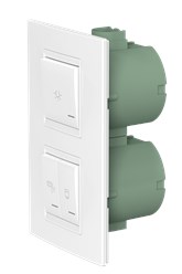 Комплект встраиваемых выключателей CADUCEUS ALING EXPERIENCE для ванной комнаты, 16А, 250В~