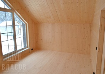 Барнхаус 6х10,5 м в КП Маньково Сергиево-Посадский р-н, под ключ с коммуникациями