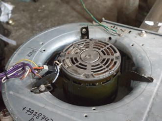 Ремонт вентилятора воздуходувки