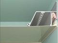 С помощью такого алюминиевого профиля делается контурный потолок.