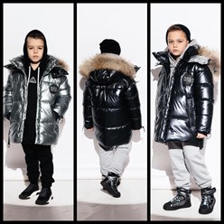 Куртка для мальчика ЗС-931
Размеры: 110-134 см Ткань: металлизированная курточная ткань Наполнитель: синтетический лебяжий пух Подклада: фольгированная (омни хит) Опушка: мех енота натуральный