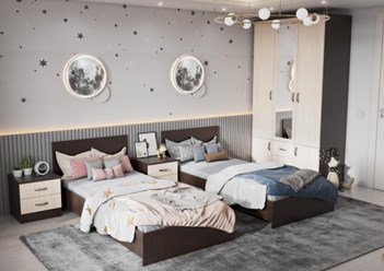 Модульная молодежная Ронда Дуб белфорд  Венге