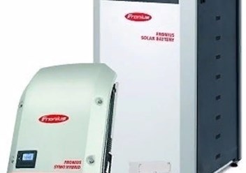 Гибридная солнечная электростанция Fronius Energy Package, мощностью 3-5 кВт/ч,  литиевые АКБ производства Sony, Япония