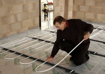 монтаж теплые полы водяные 680 рублей метр