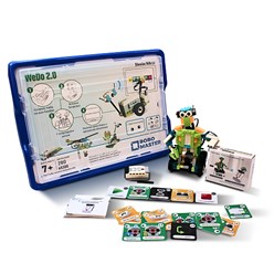 Конструктор ROBO MASTER Базовый набор WeDo 2.0 45300 картами без экранного программирования с пультом Д/У (280 psc/деталей)