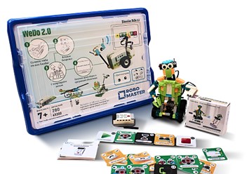 Конструктор ROBO MASTER Базовый набор WeDo 2.0 45300 картами без экранного программирования с пультом Д/У (280 psc/деталей)