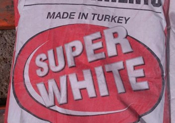 Белый цемент Турция