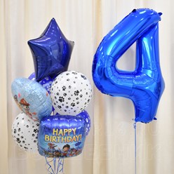 Воздушные шары на день рождения в стиле Щенячий Патруль