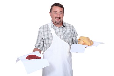 Мясо говядины, мясо птицы