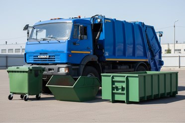 Компания ООО ТКО. Услуги по вывозу мусора контейнерам. Объёмы контейнеров от 8 м3 до 36 м3.