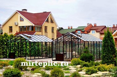 Теплицы из стекла и алюминиевого профиля АСГ