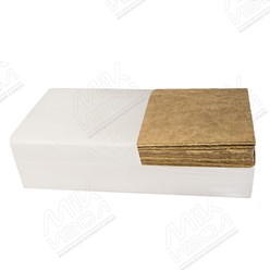 Базальтовый картон ОБМ-К, толщина 5 и 10 мм. Производится как без обкладки, так и с фольгой