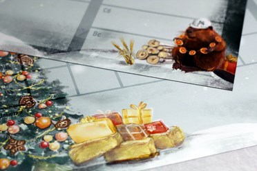 новогодний календарь