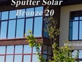 Тонирование витража солнцезащитной пленкой  Sputter Solar Bronze 20