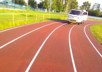 Покрытие из резиновой крошки