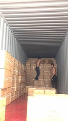 Процесс погрузки контейнера