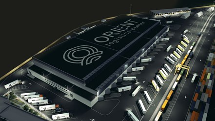 Конечный этап строительства склада