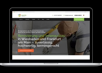 Сайт под ключ для компании SanierPRO