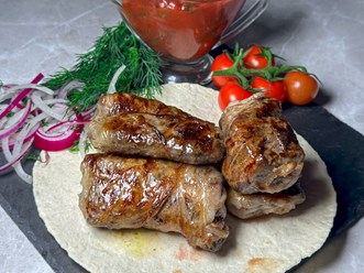Печень говяжья в сетке