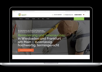 Сайт под ключ для компании SanierPRO