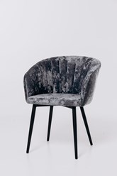 Сидение - гнутый металлокаркас, опора - металлическая, 32*16 мм, сварная усиленная крестовина, порошковая окраска.Высота - 740       ширина - 610     глубина - 450