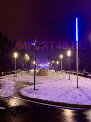 Парк Металлургов (монтаж и подключение наружного освещения в парке)