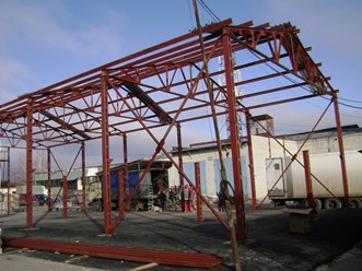 Строительство склада строительных материалов из металлоконструкций