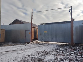 Вьезд на территорию СК Рамбыт