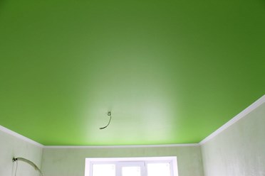Матовый зеленый натяжной потолок, 89081083962, Ако потолок