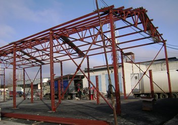 Строительство склада строительных материалов из металлоконструкций