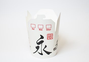 Упаковка для лапши вок с дизайном  китай
