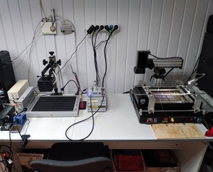 Наше профессиональное оборудование для ремонта ноутбуков и компьютеров -
 инфракрасная паяльная станция ТЕРМОПРО ИК-650 ПРО