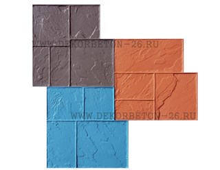 Формы для Печатного бетона 3к6