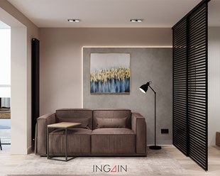 Project "Perfection" - дизайн двухкомнатной квартиры 53 м2 в Хабаровске. Студия дизайна интерьеров INGAIN