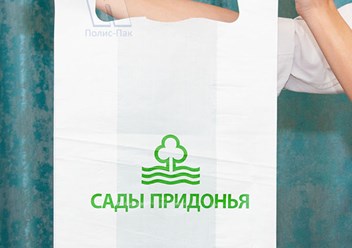 Пакет типа "майка" с фирменной символикой на заказ. Широкий ассортимент!