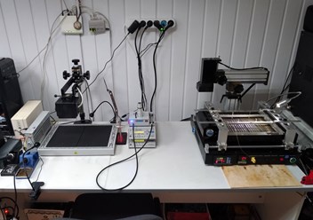 Наше профессиональное оборудование для ремонта ноутбуков и компьютеров -
 инфракрасная паяльная станция ТЕРМОПРО ИК-650 ПРО