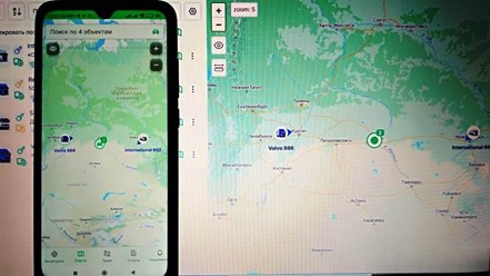 Услуга контроля местоположения автомобиля в режиме реального времени