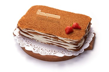 Домашний медовик со сметанным кремом