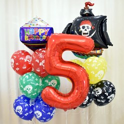 Воздушные шары с гелием на тему Пираты