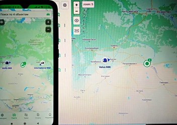 Услуга контроля местоположения автомобиля в режиме реального времени