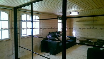 шкаф-купе встроенный с зеркалами