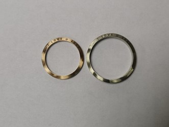 Лазерная гравировка на кольцах