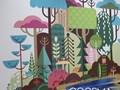 Роспись стен в библиотеке