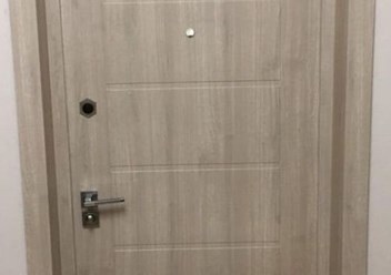 Обивка двери панелями МДФ +изготовление (собственное производство)