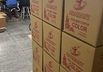 Гель для стирки Color"Adamant"(ECO)2L,China,содержание ПАВ 20%,экологически чистый продукт