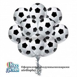 Гелиевые шары футбольные мячи.