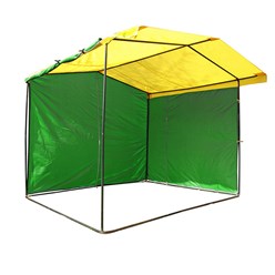 Размер палатки: 2х2м
Материал: оксфорд, 150г/м2
Цвет: желто-зеленая