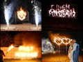 Разработаем огненный логотип вашей компании, сделаем надписи с именами и любыми пожеланиями.
Огненные сердца, пиротехническая дорожка. Чернигов, Киев, Украина