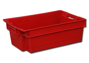 Ящик пластиковый, конусный, мясной, Арт. 206